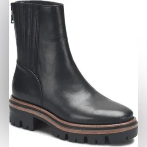 Korks Black Viví Lug Sole Boots